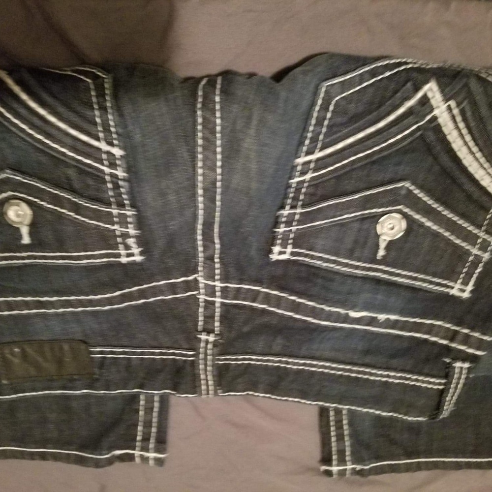 Men's black label jeans
